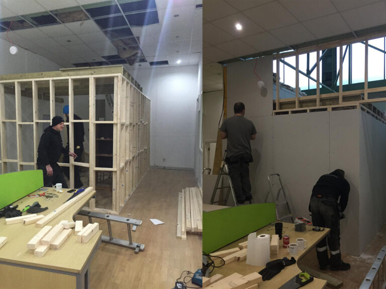GasMan Energy office renovations from 2015.